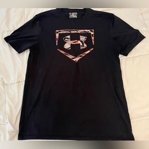 Under Armour Mens Shirt loose fit baseball tee medium M tee t-shirt M